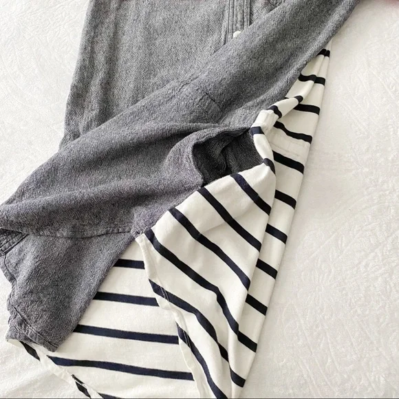 Anthropologie Postal Code Stripe & Chambray Tunic - Picture 5 of 13